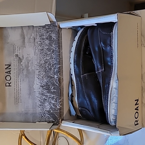 ROAN BY BEDSTU TOBIAS MEN'S BLACK LEATHER BOOTS SZ 11.5 - Picture 8 of 17